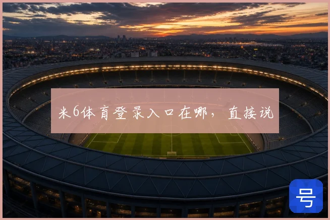 米6体育登录入口在哪，直接说